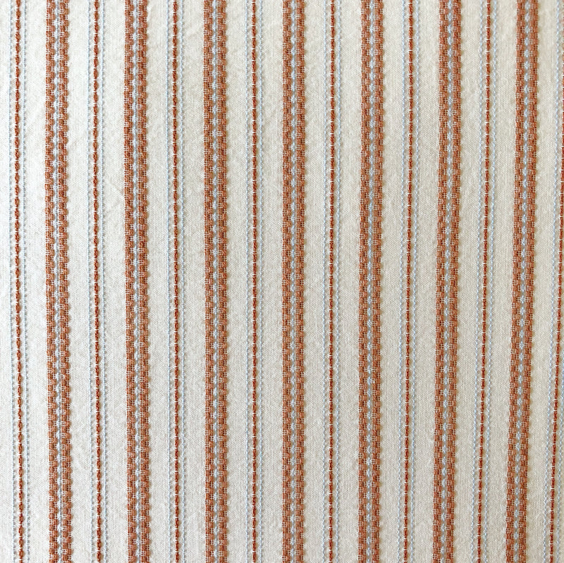 Rust Brown Stripe 50x50 cm