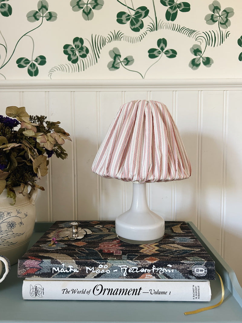 Little Red Stripe lampshade cover - Small