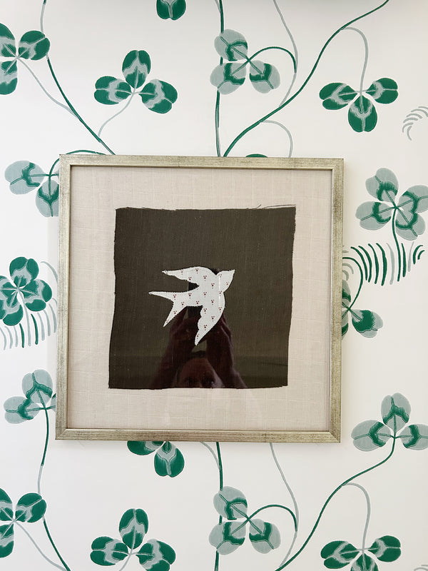 NEW IN! Patchwork Art ~ Brown Swallow