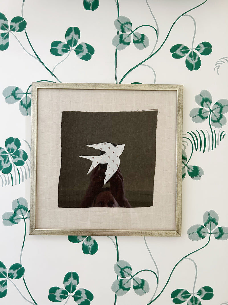 NEW IN! Patchwork Art ~ Brown Swallow