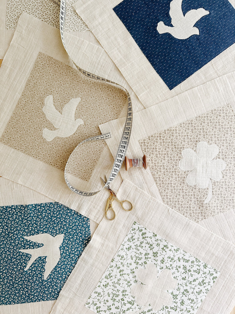 Patchwork Art ~ Beige Dove