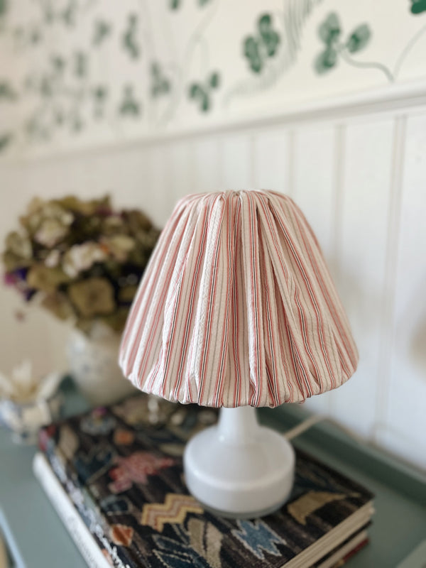 Little Red Stripe lampshade cover - Small