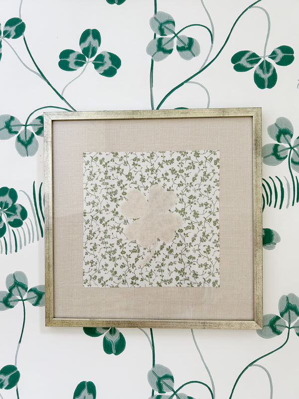 Patchwork Art ~ White Clover