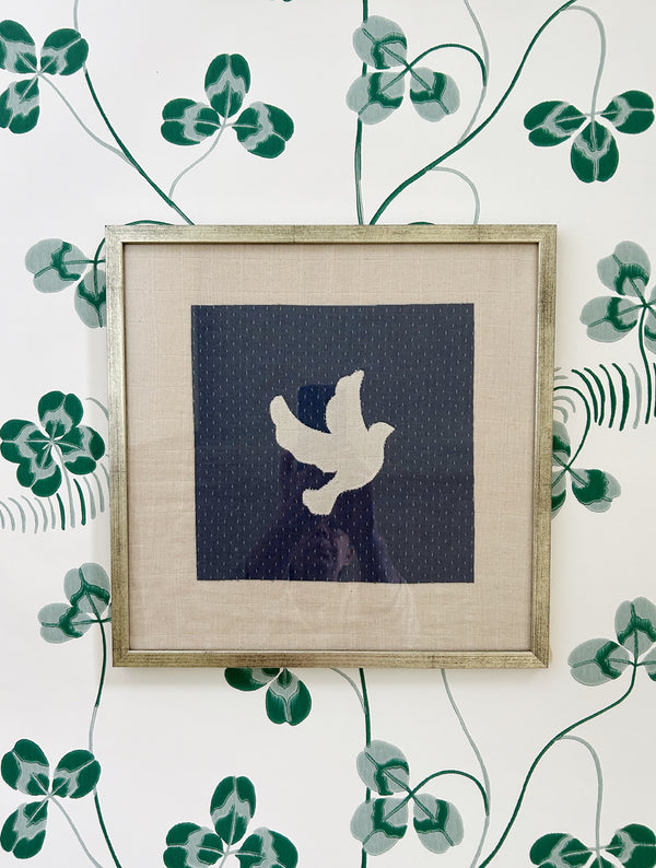 Patchwork Art ~ Denim Dove