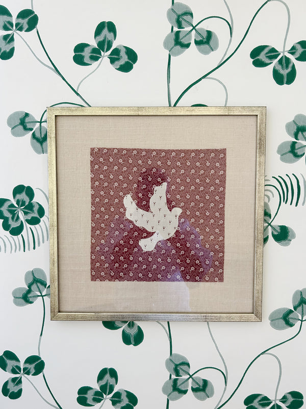 Patchwork Værk ~ Red Bird
