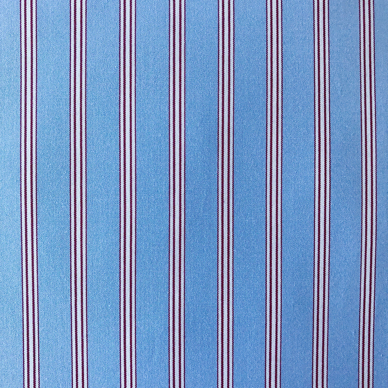 Blue / Red Stripe 50x50 cm