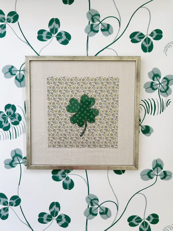 NEW IN! Patchwork Art ~ Green Clover