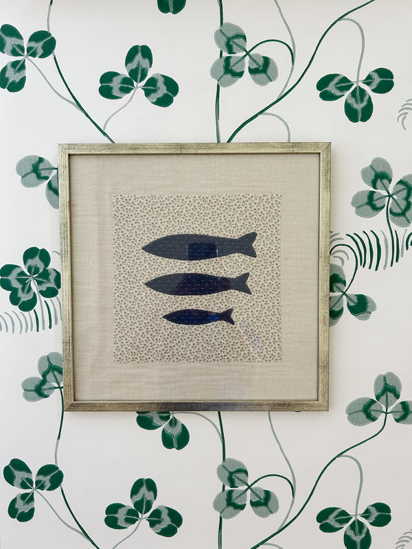 Patchwork Art ~ Blue Fish